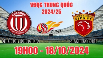 Nhận định Chengdu Rongcheng vs Shanghai Port (19h00, 18/10) VĐQG Trung Quốc: Khó tin cửa trên