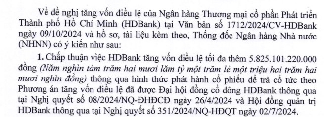 Xuất hiện ngân hàng trả cổ tức cao nhất năm 2024