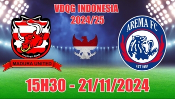 Nhận định Madura United vs Arema Malang (15h30, 21/11) VĐQG Indonesia: Chủ nhà yếu kém