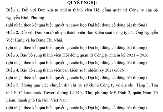 ĐHĐCĐ bất thường lần 1 bất thành: FLC Faros vẫn loay hoay với bài toán tái cấu trúc