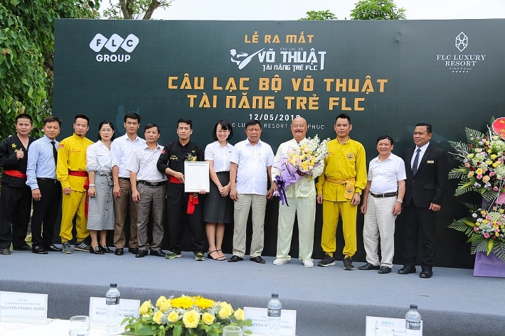 chinh thuc ra mat va khai giang khoa 1 cau lac bo vo thuat tai nang tre flc