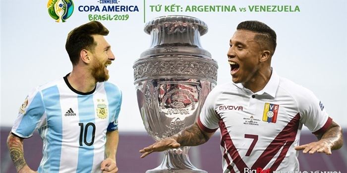 bong da copa america 2019 link xem truc tiep venezuela vs argentina tu ket 2h00 ngay 296