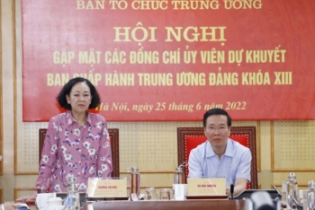 Gặp mặt các đồng chí Ủy viên dự khuyết Ban Chấp hành Trung ương Đảng khóa XIII