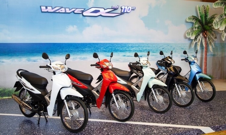 Xe máy Honda Wave Alpha 2022 với nhiều màu sắc đẹp mắt