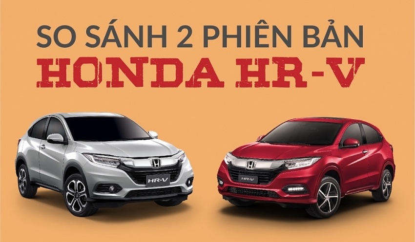 Chênh nhau 45 triệu đồng, đâu là sự khác biệt giữa 2 phiên bản của Honda HR-V 2022?