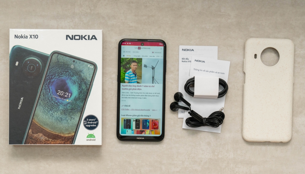 Nokia X10 giảm 'chạm sàn' đầu tháng 7/2022: Đủ tiêu chuẩn "Ngon-bổ-rẻ"