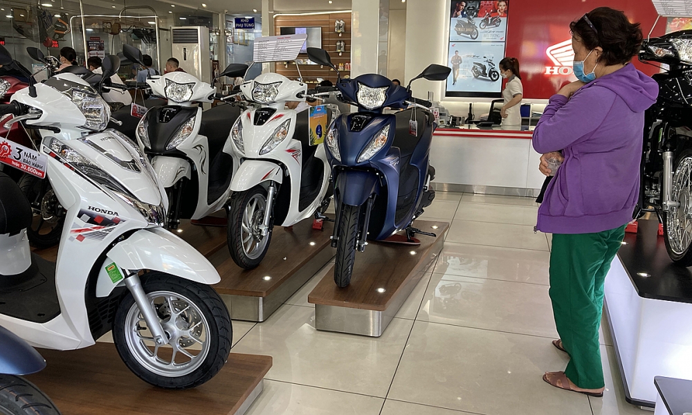Doanh số xe máy tại Việt Nam sụt giảm mạnh trong quý II/2022 (Ảnh minh họa)
