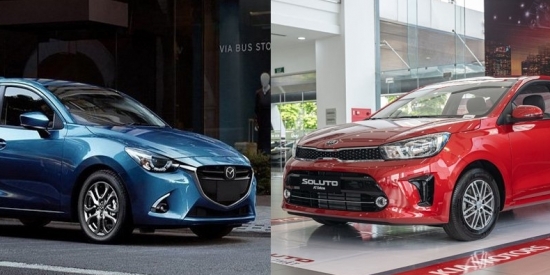 So kè KIA Soluto và Mazda 2 Sedan: Cuộc chiến "nảy lửa" giữa 2 dòng xe Hàn - Nhật