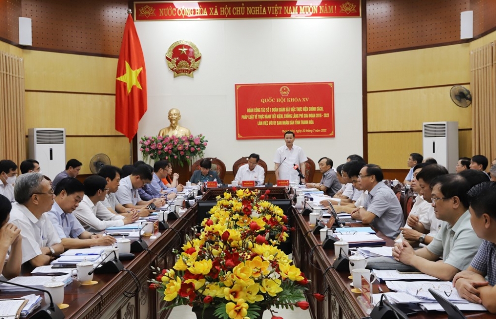 Phó chủ tịch Quốc hội Trần Quang Phương cùng Đoàn công tác thăm và làm việc tại Thanh Hóa