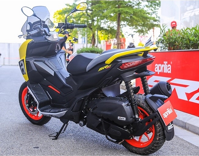 Xe tay ga thể thao Aprilia SR GT 200 được sản xuất tại Việt Nam