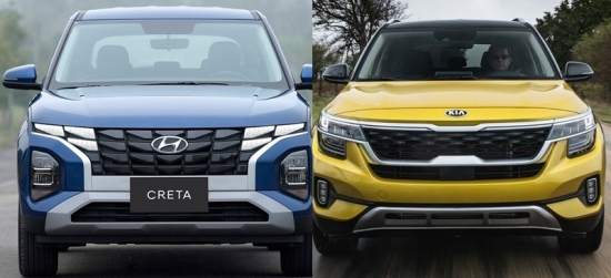 So kè xe ô tô Hyundai Creta và KIA Seltos, đâu là chiếc SUV đáng chọn?