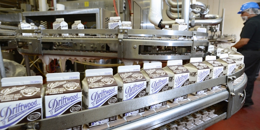 Nhà máy sữa Driftwood tại bang California, Mỹ