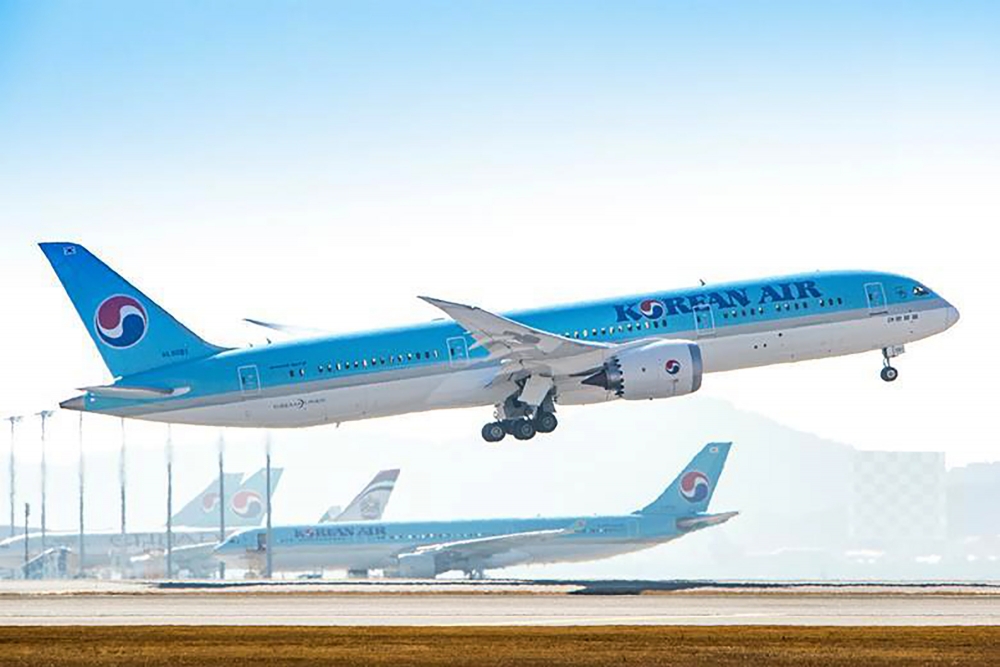 Hãng Hàng không Korean Air (Hàn Quốc) đạt doanh thu vận tải hành khách quý II/2022 tăng hơn 300% so với cùng kỳ năm ngoái (ảnh: Flightglobal)