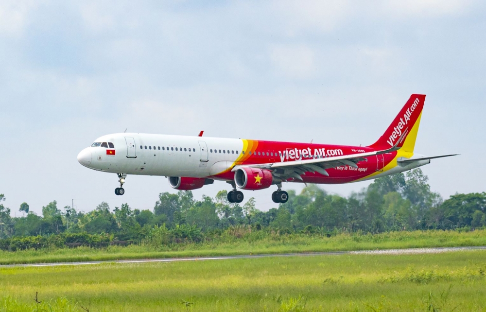 Vietjet là hãng hàng không duy nhất tại Việt Nam kinh doanh có lãi trong quý II/2022 (ảnh: HT)