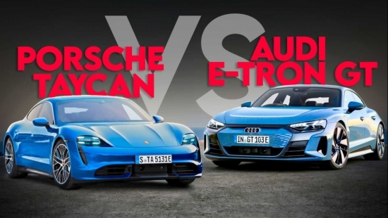 So kè ô tô thể thao Audi e-tron GT và Porsche Taycan: "Già dơ" và "non tơ", ai thắng ai?