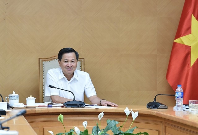 Phó Thủ tướng Lê Minh Khái chỉ đạo thúc đẩy triển khai thực hiệan hỗ trợ lãi suất theo quy định tại Nghị định số 31/2022/NĐ-CP ngày 20/5/2022 của Chính phủ. Ảnh VGP