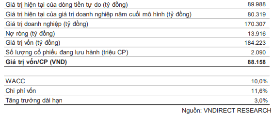 Định giá theo phương pháp DCF