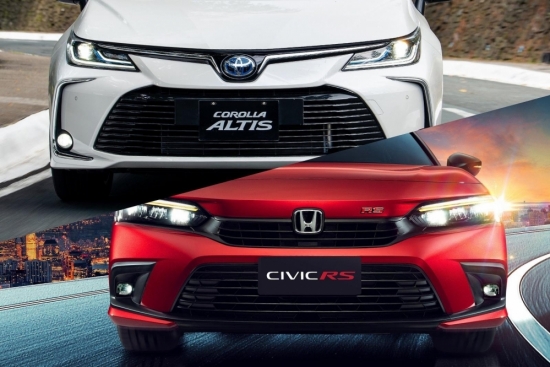 So sánh Honda Civic 2022 & Toyota Corolla Altis 2022: Cuộc cạnh tranh giữa 2 chiếc sedan của xứ sở hoa anh đào