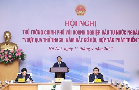 Thủ tướng Phạm Minh Chính chủ trì Hội nghị Thủ tướng Chính phủ với doanh nghiệp đầu tư nước ngoài