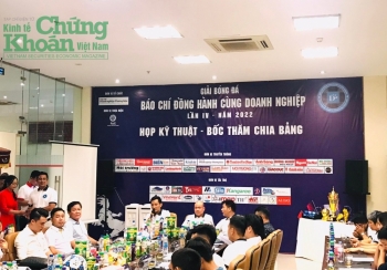 Khởi tranh giải bóng đá “Báo chí đồng hành cùng Doanh nghiệp” lần IV năm 2022