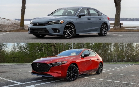 Honda Civic 2022 và Mazda3: Cuộc cạnh tranh khốc liệt giữa 2 mẫu xe đến từ Nhật