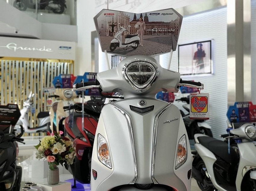 “Ngỡ ngàng” trước nàng thơ Yamaha Grande 2023: Xe máy đẹp dành cho phái đẹp