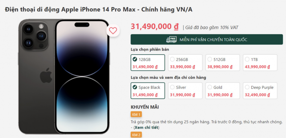 iPhone 14 Pro Max sau 1 tuần mở bán tại Việt Nam: Giá 