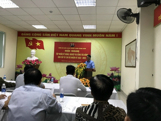 Đảng Bộ khối Doanh nghiệp quận Thanh Xuân tập huấn kỹ năng, nghiệp vụ công tác Đảng cho cấp ủy chi bộ