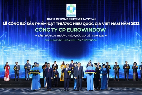 Eurowindow - 6 lần liên tiếp đạt Thương hiệu Quốc gia Việt Nam