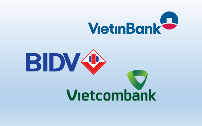 BIDV, VietinBank, Vietcombank đang cho vay hơn 3,8 triệu tỷ đồng sau 9 tháng