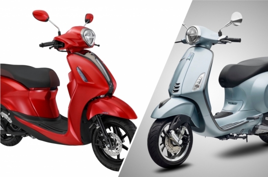 Xe máy tay ga "sành điệu" Yamaha Grande và Vespa Primavera: Đâu là sự lựa chọn thông minh?