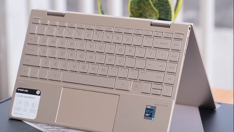 Laptop HP Envy x360 13: Màn hình xoay gập đa tác vụ, pin chạy liên tục 6h