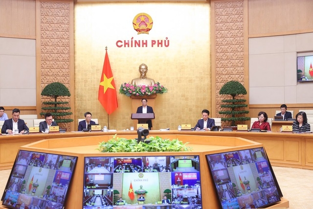 Thủ tướng Phạm Minh Chính nhấn mạnh: Truyền thông chính sách là nhiệm vụ chính trị của các cơ quan hành chính, cơ quan báo chí. (Ảnh: VGP)