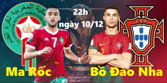 Bóng đá World Cup 2022: Morocco vs Bồ Đào Nha, TỨ KẾT, 22h00 ngày 10/12/2022