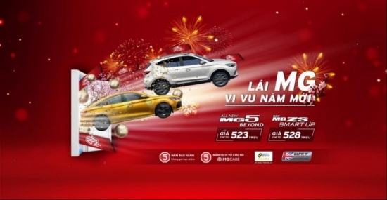 MG tung ưu đãi "cực khủng" dành cho khách hàng Việt đón Tết 2023