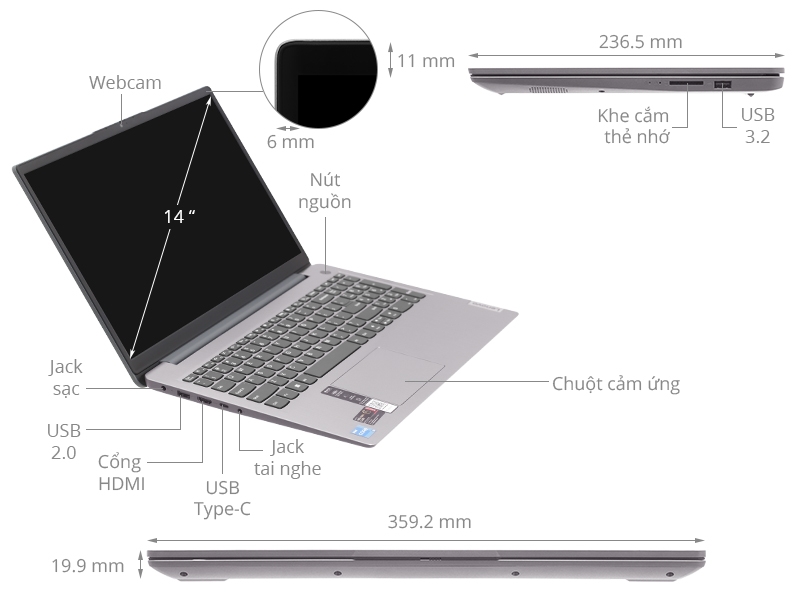 Laptop Lenovo IdeaPad 3: Rẻ nhưng đủ sức mạnh giải quyết tốt mọi vấn đề cho bạn