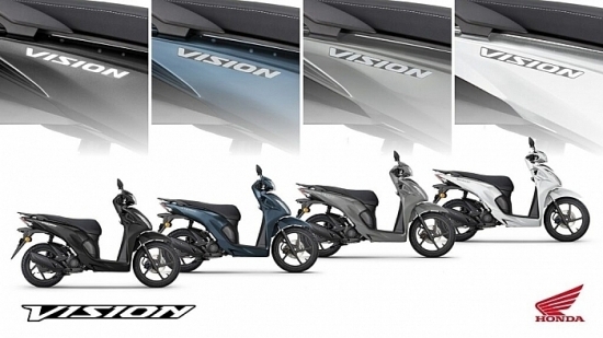 Giá lăn bánh xe máy Honda Vision mới nhất ngày 1/1/2023: Chênh nhẹ "đón" năm mới