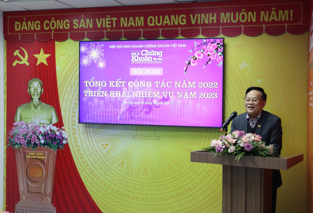 Tạp chí điện tử Kinh tế Chứng khoán Việt Nam tổng kết công tác năm 2022, triển khai nhiệm vụ năm 2023