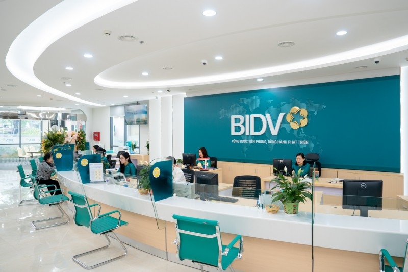 Cổ phiếu BID của ngân hàng BIDV bật tăng trần phiên 16/1