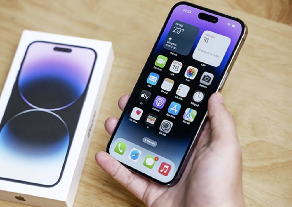 iPhone 14 Pro Max sở hữu Dynamic Island vô cùng thu hút