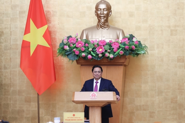 Thủ tướng Phạm Minh Chính: Tập trung triển khai ngay các nhiệm vụ trọng tâm sau Tết. Ảnh VGP