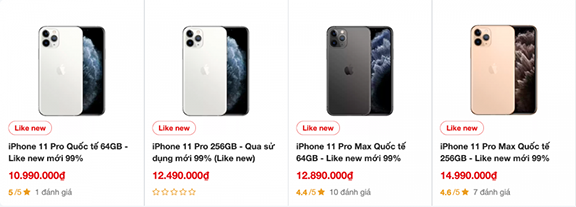 Giá iPhone 11 Pro Max mới nhất ngày 6/1: Giảm gần 2/3, xứng danh "huyền thoại" giá rẻ