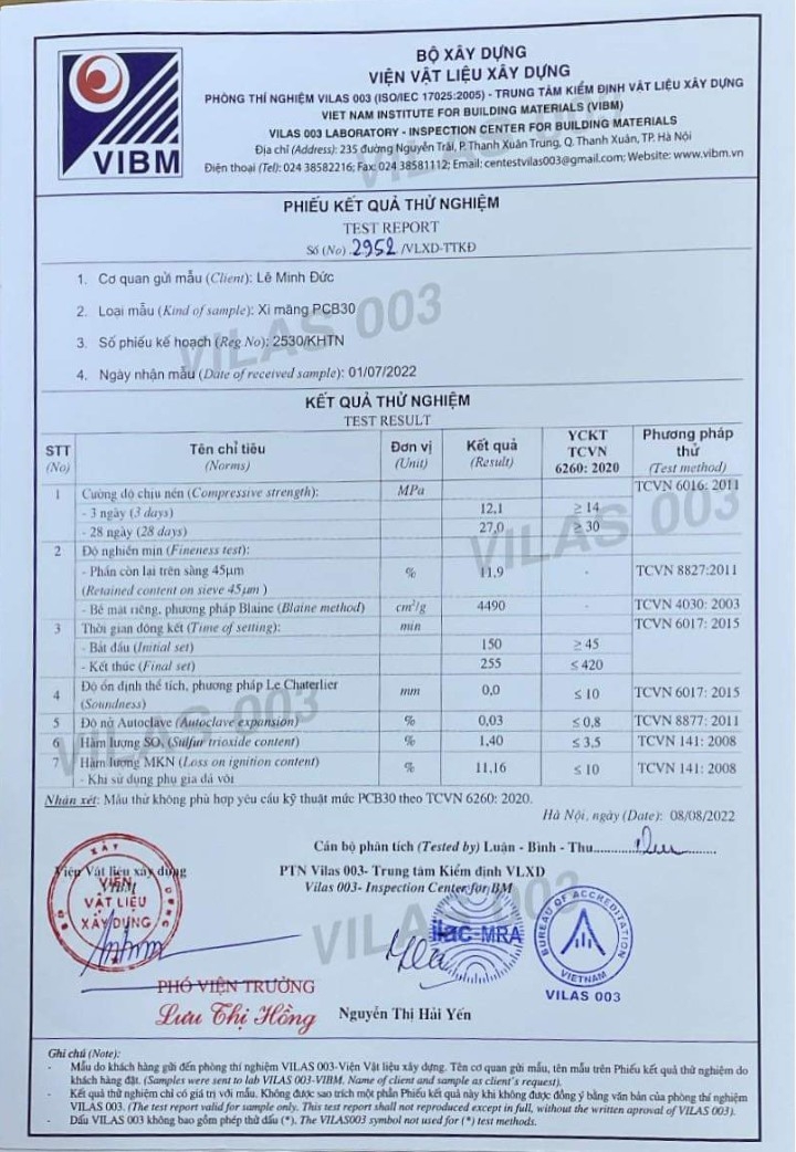 Quý IV/2022 VICEM Bỉm Sơn báo lỗ 25,8 tỷ đồng