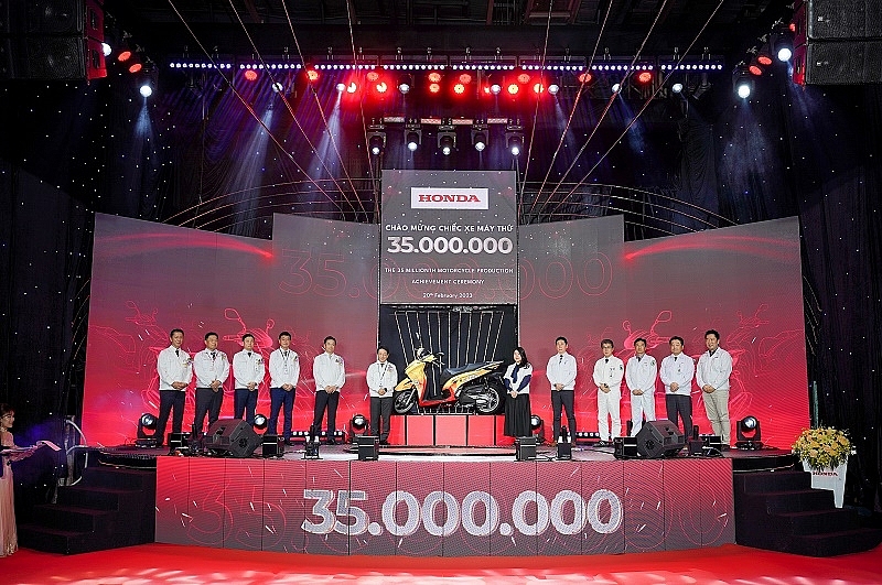 Honda Việt Nam cán mốc 35 triệu chiếc xe máy xuất xưởng