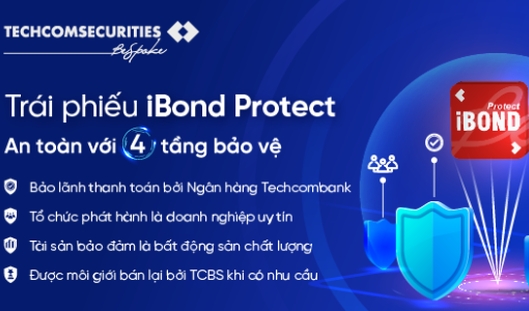 techcom securities tcbs ra mat san pham trai phieu ibond protect voi 4 tang bao ve