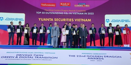 Chứng khoán Yuanta Việt Nam lọt top 50 Doanh nghiệp FDI tiêu biểu năm 2022-2023
