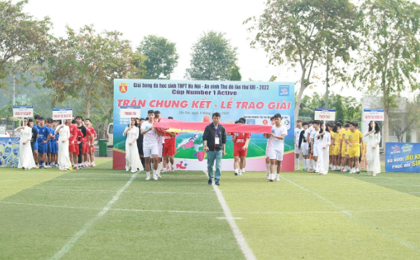 Chung kết giải bóng đá THPT Hà Nội - An ninh Thủ đô lần XXI năm 2022 diễn ra vào ngày 08/01/2023