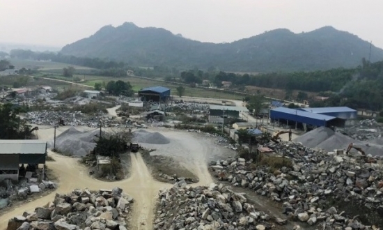 Thanh Hóa: Công ty Bình Minh bị phạt tiền vì khai thác khoáng sản sai quy định