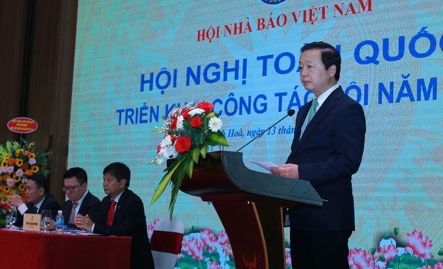 Phó Thủ tướng Trần Hồng Hà phát biểu tại hội nghị. (Ảnh: VGP)