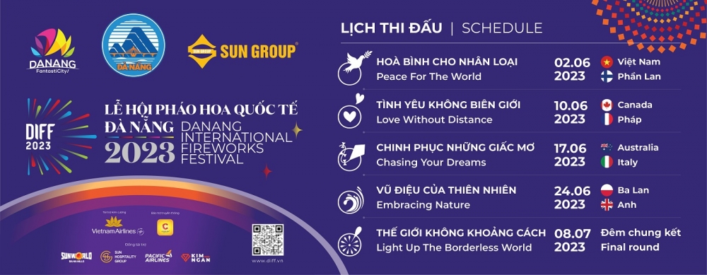 Loạt sự kiện hấp dẫn tại Sun World Ba Na Hills và Công viên châu Á trong dịp Lễ hội Pháo hoa quốc tế Đà Nẵng